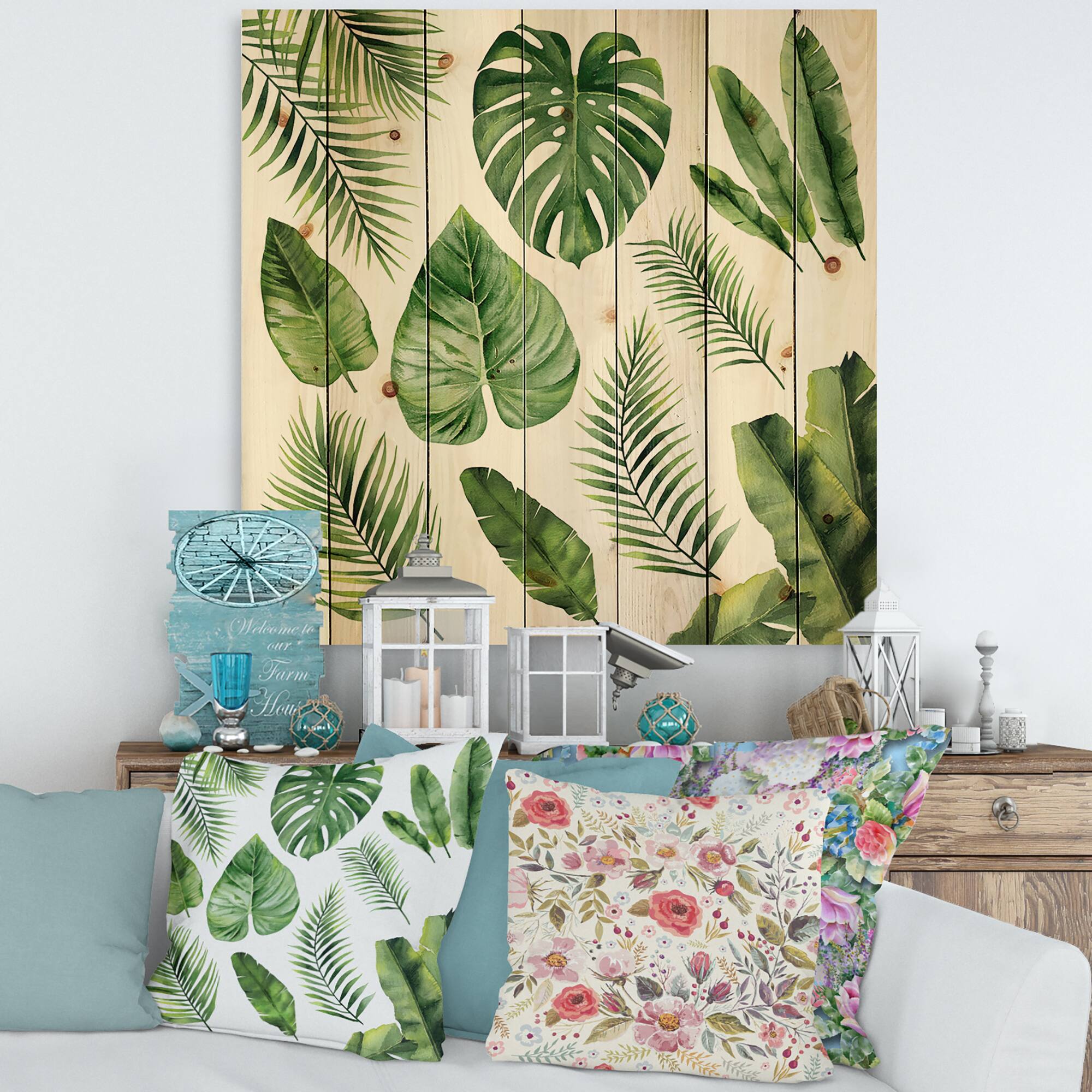 Designart - Tropical Leaf Of Monstera V